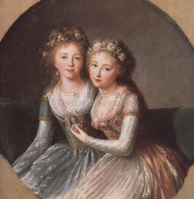 Alexandra and Elena Pavlovna - 路易斯伊·丽莎白·维热·勒·布伦